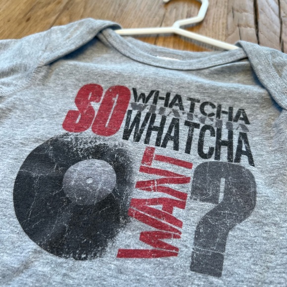 Rabbit Skins. 18 months. Beastie Boys "So Whatcha, Whatcha, Whatcha Want" onesie - Picture 2 of 4